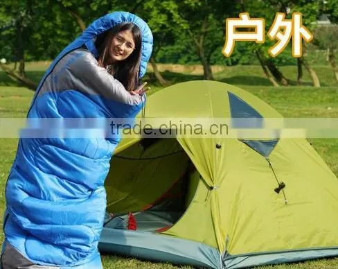 High Quality Outdoor Double Sleeping Bag photo-3