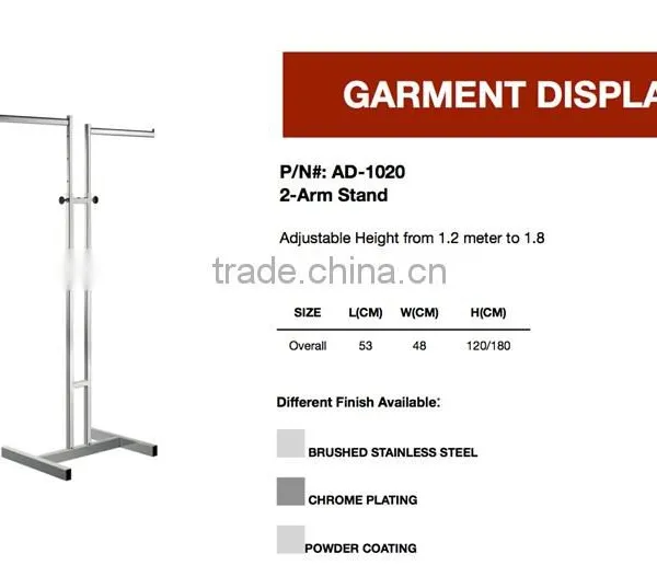 Floor Standing T Stand Display Fixture for Garment photo-2