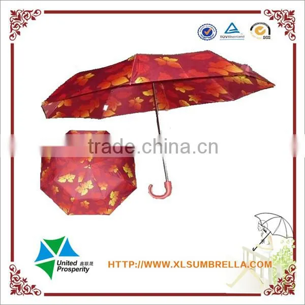 High Quality off Set Paper Printed Folding Umbrella