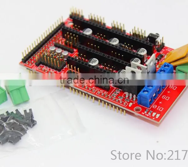 NEW 1pcs Mega 2560 R3 + 1pcs RAMPS 1.4 Controller + 5pcs A4988 Stepper Driver Module+1pcs 2004 LCD Controller for 3D Printer Kit photo-3