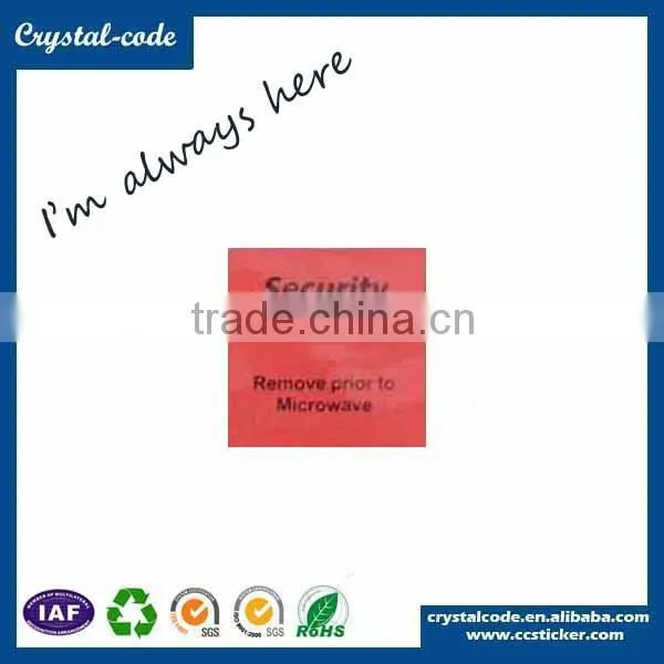 Self Adhesive Anti-fake Security Tag Sticker Labels photo-6