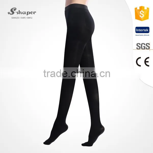 S-SHAPER Private Label Seamless Opaque Compression Varicose Veins Socks photo-3