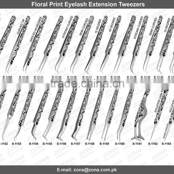 Wholesale Eyelash Extension Tweezers Volume Lash Tweezers Professional Tweezers