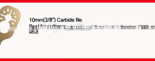 10mm (3/8'') Quick Change Carbide File for Oscillating Tool photo-4