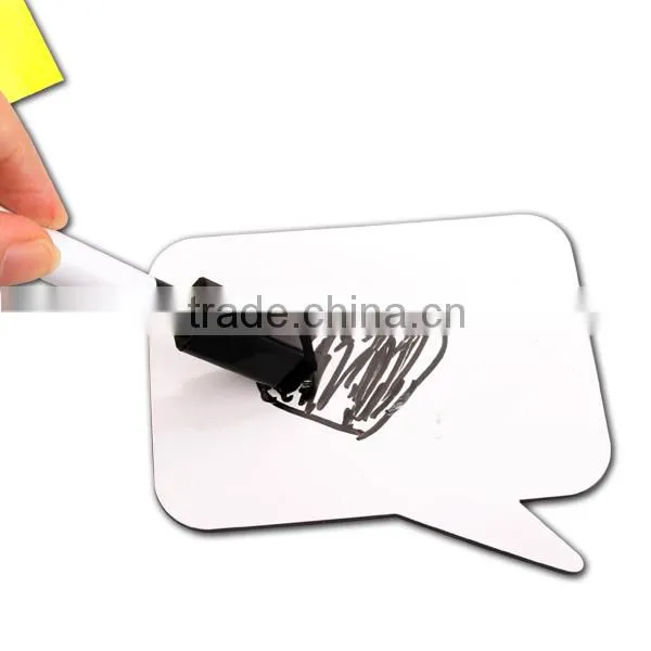 Message Shape Magnetic White Board With Marker Pen photo-4