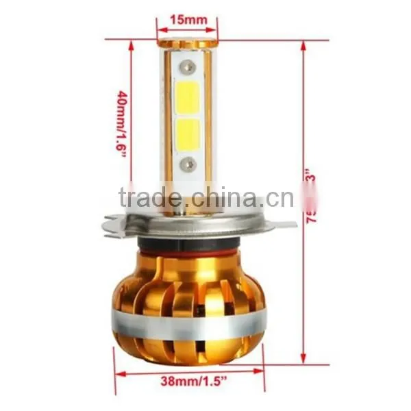 Golden Luxcury h4 Led Hot Sale Liht h7 Led Light Headlight h7 Led Car Headlight photo-3