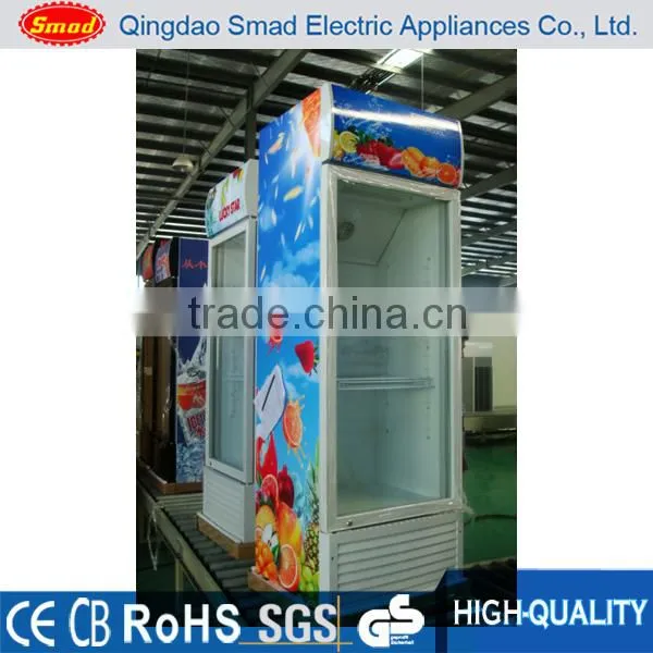 Single Door Upright Display Showcase Refrigerators photo-3