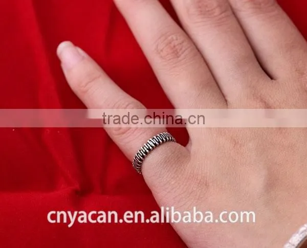 Wholesale 2015 Best Sale 925 Sterling Silver Ladies Finger Gold Ring Design photo-2
