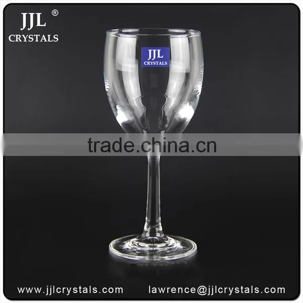 High Quality Cheap Glass Stemware Cup Glass , Red Stemware Regular Wholesale
