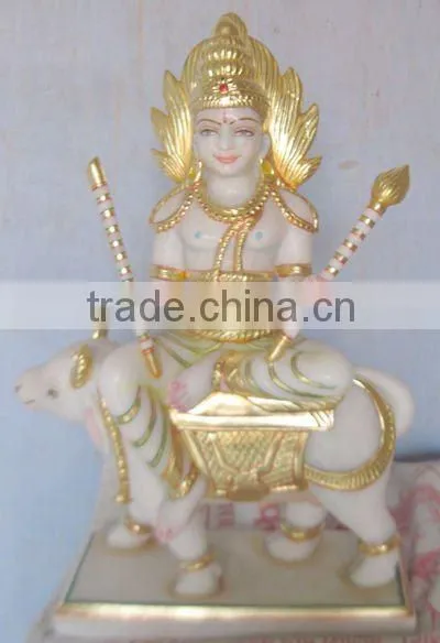 Agni Dev marble statue