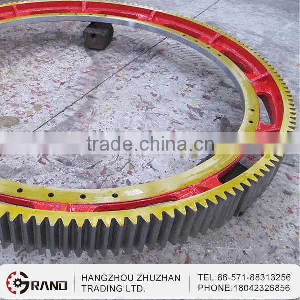Forged Custom Mechanical Flywheel Ring Gear for Ball Mill Cement Mill Coal Mill photo-5