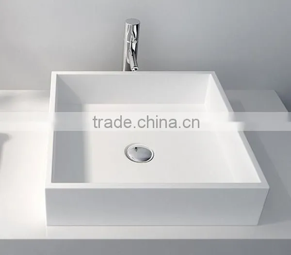 Acrylic Solid Surface Wall Hang Basin / Acrylic Stone Wash Basin,artificial Stone Wash Basin