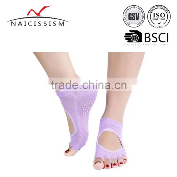 Hight Quality Pilates Socks With Grip photo-6