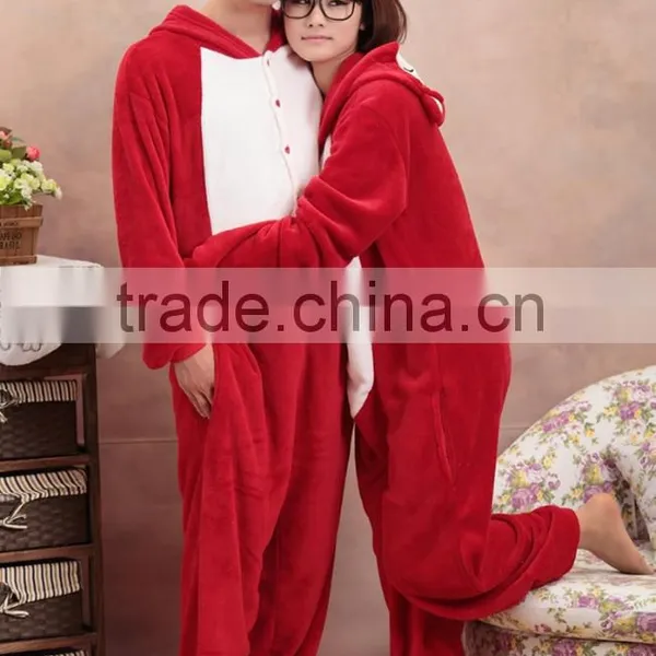 New Red Fox Ali Adult Animal Winter Fleece Onesie KK851 photo-5