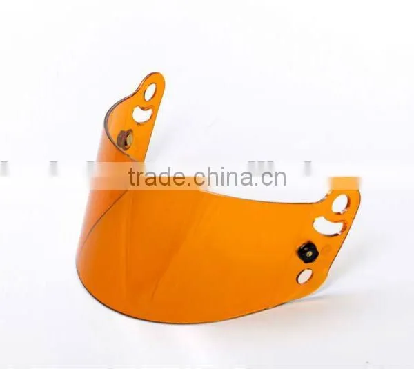 Helmets Parts Fire Retardant PC Amber Shield