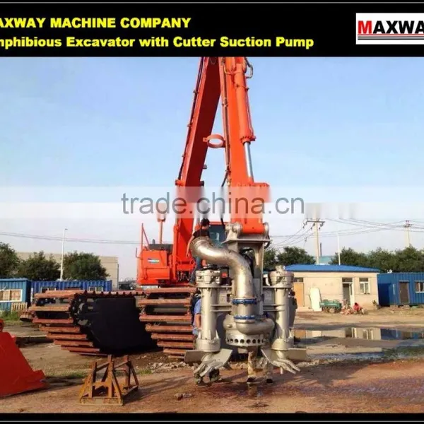 MAXWAY 6 Inch Dredging Cutter Suction Pump for Amphibious Excavator, CE / ISO:9001 photo-2