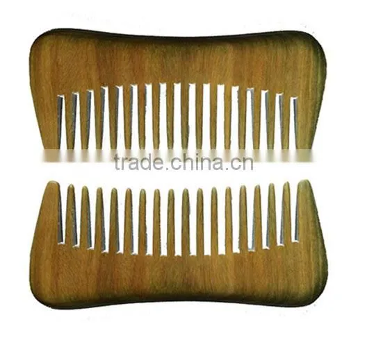 2016 Newest Natural Green Sandalwood No Static Comb photo-3