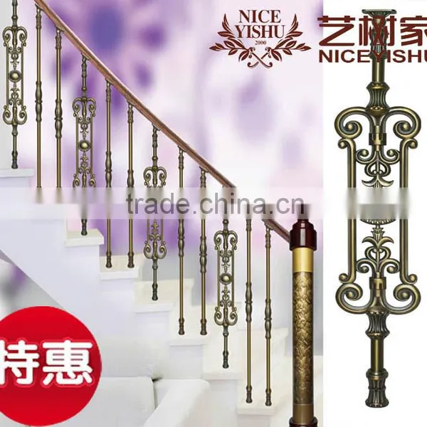 Wrought Iron Stair Railings for House Flooring Design photo-3