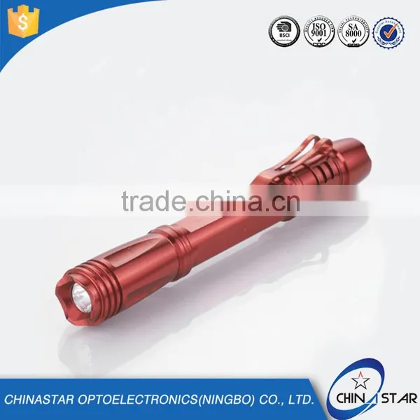 Cheap Aluminum AAA Battery Promotional Pen Torch