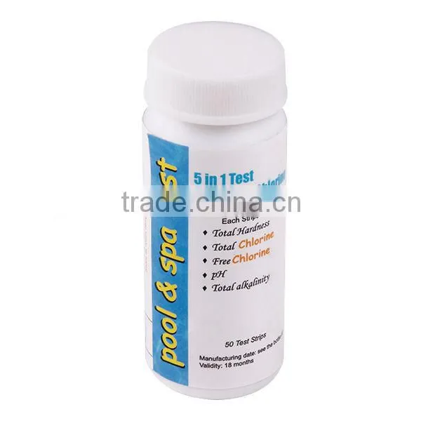 2015 Poolstar Pool Multipurpose Test Strips , ph cl Test Strips Pool, Alkalinity Test Strips photo-3