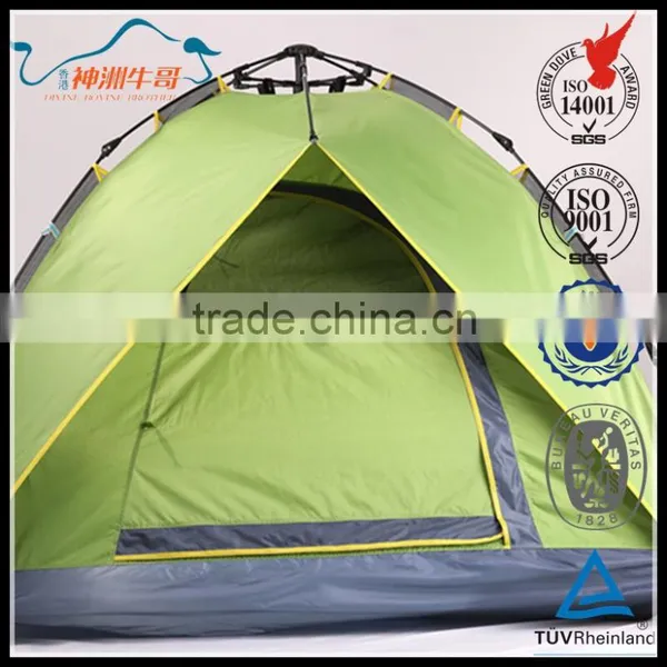 2015 New Design Tent With Wind-break Ropes,Pegs Automatic Tents
