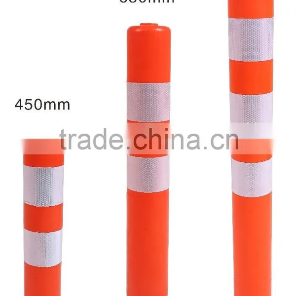 Orange Flexible EVA Plastic Warning Delineator Post photo-4