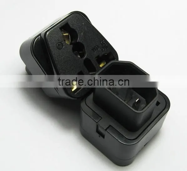 Industrial Plug and Socket, Universal to Iec C14 Plug Adapter