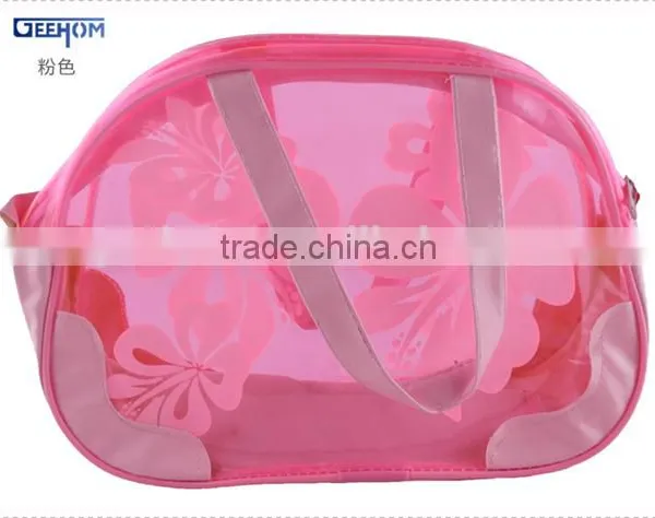 Waterproof Pvc Handle Toiletry Bag photo-3