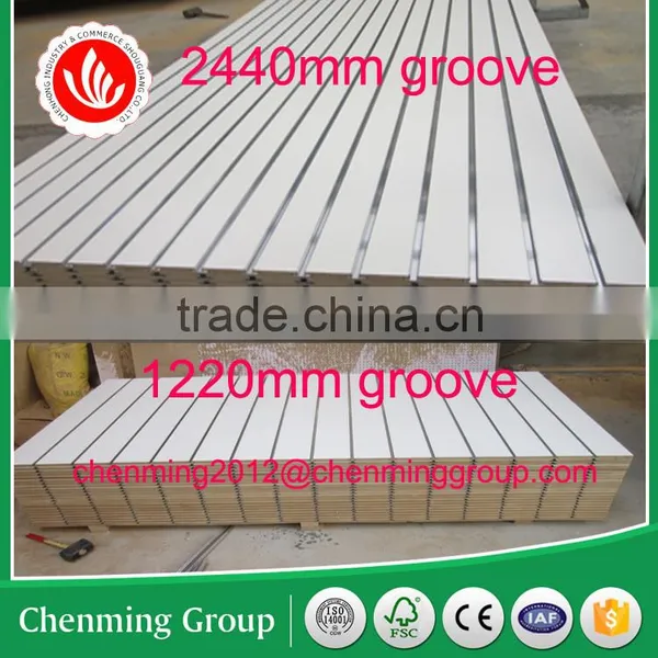 White Mdf Slatwall Panel photo-5