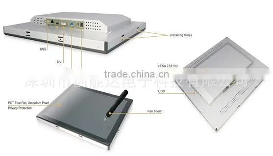 OEM Classroom/Pos/ATM Touch Screen Display Monitor of Lvds Compatible photo-4