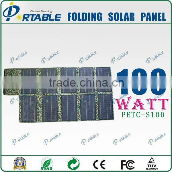 Hot Sale! 100W Solar Panels Foldingl for Car Battery/boat/yarcht photo-2
