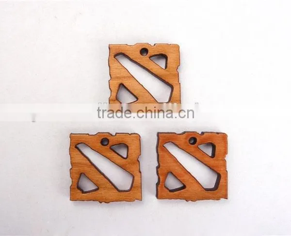 Dota 2 Blizzard Custom Keychain Key Rings Wood Carving Keychain photo-6