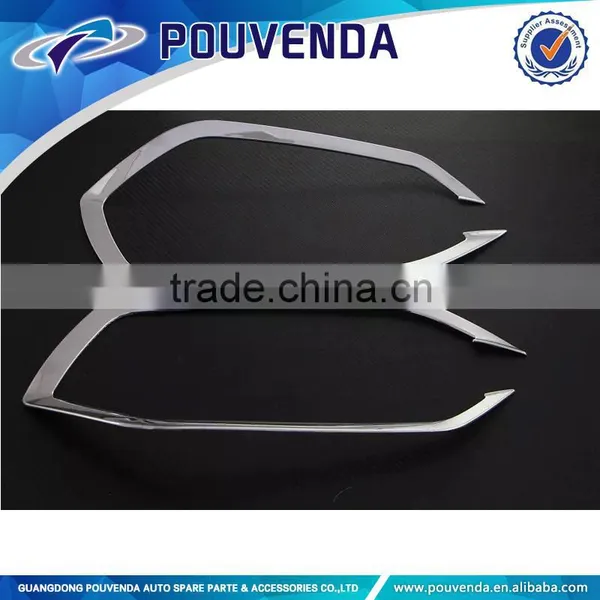 Chrome Front Lamp Frame Fog Light Cover For Hyundai Tucson 2015 4x4 Accessories From Pouvenda