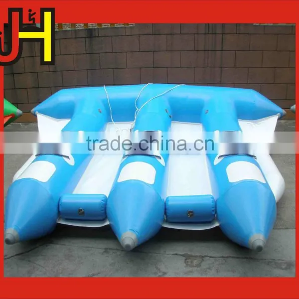 Popular JH Inflatable Plastic 6 Person Flying Banana Boat photo-6