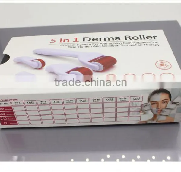 GTO Newest Medical Grade Micro Needle Roller 5in1 Derma Roller photo-4