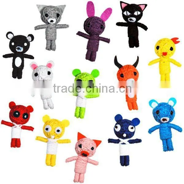Plush Stuffed Funny Voodoo Doll Keychain