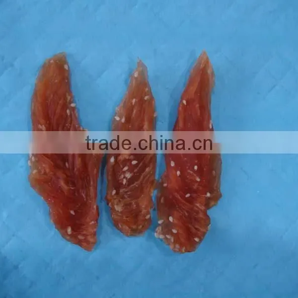 Chicken Jerky With Sesame Dog Treat Food/chicken Breast Pet Snacks