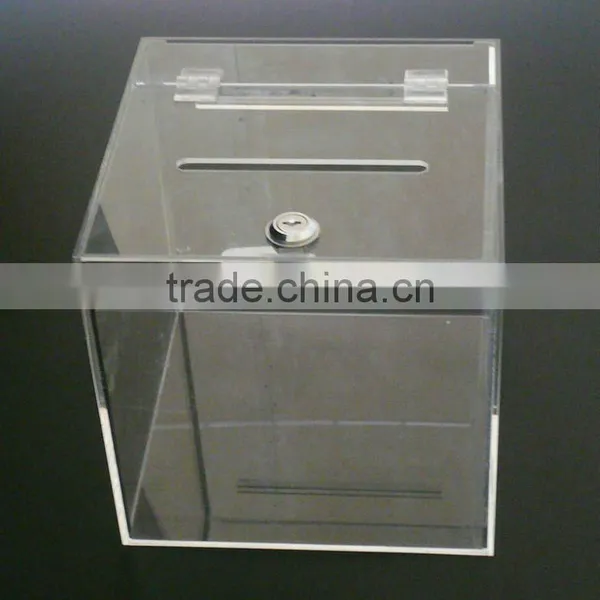 Acrylic Ballot Box With Lock
