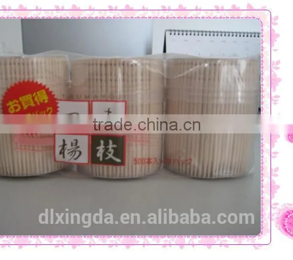 Single Pointed Canned Birch Wooden Toothpicks