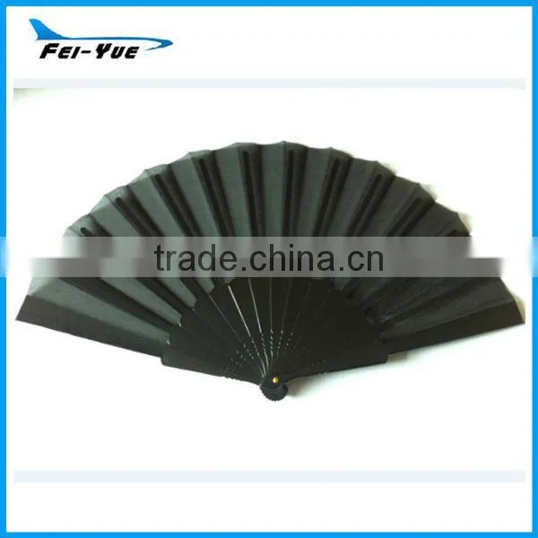 PP Type and Custom Logo White Plastic Hand Fan photo-3