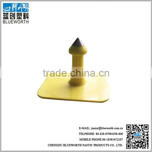 Hot Sale Cheap Price High Quality TPU Yellow Animal Ear Tag for Pigs photo-3
