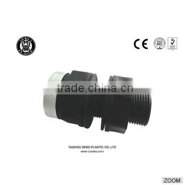 PP Compression Fitting - Tank Connector(female) High Quality Plastic PP Nipple