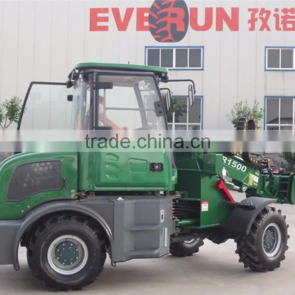EVERUN New Design Telescopic Arm Mini Wheel Loader ER1500 photo-4