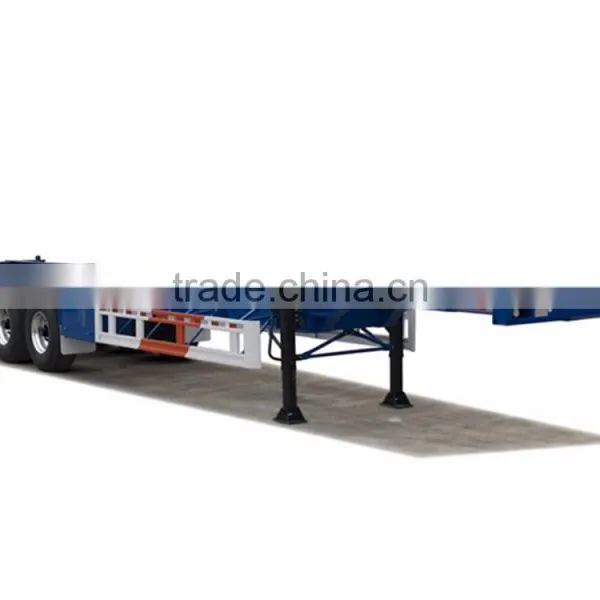 40ft 20ft Hydraulic Cylinder Dump Container Chassis, Skeleton Truck Trailer photo-4