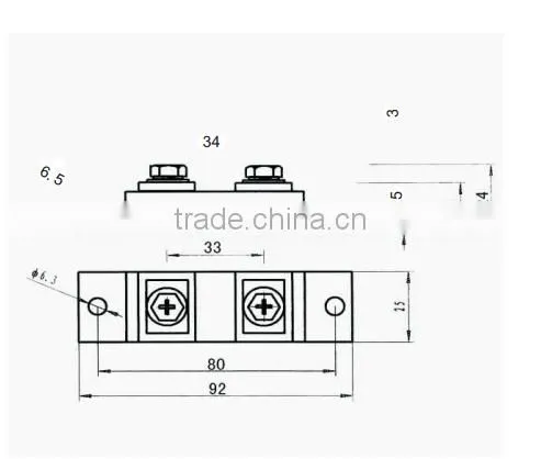 MBRP 400A 100V Ultra Fast Soft Recovery Rectifier Diode Module photo-2