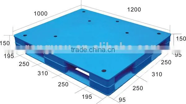 Economical and Practical Plastic Pallet XD1210-150 Mesh Three Skids photo-3