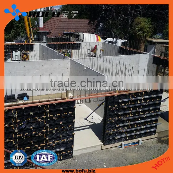 reusable plastic concrete formwork for walls