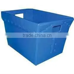 Metal Wire Corrugated Plastic Postal Totes
