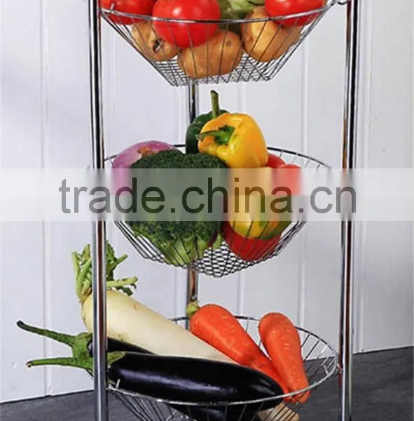3-Tier Removable Kitchen Vegetable Storage Rack photo-4