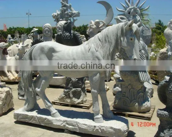 Stone Animal Sculpture Horse Carving